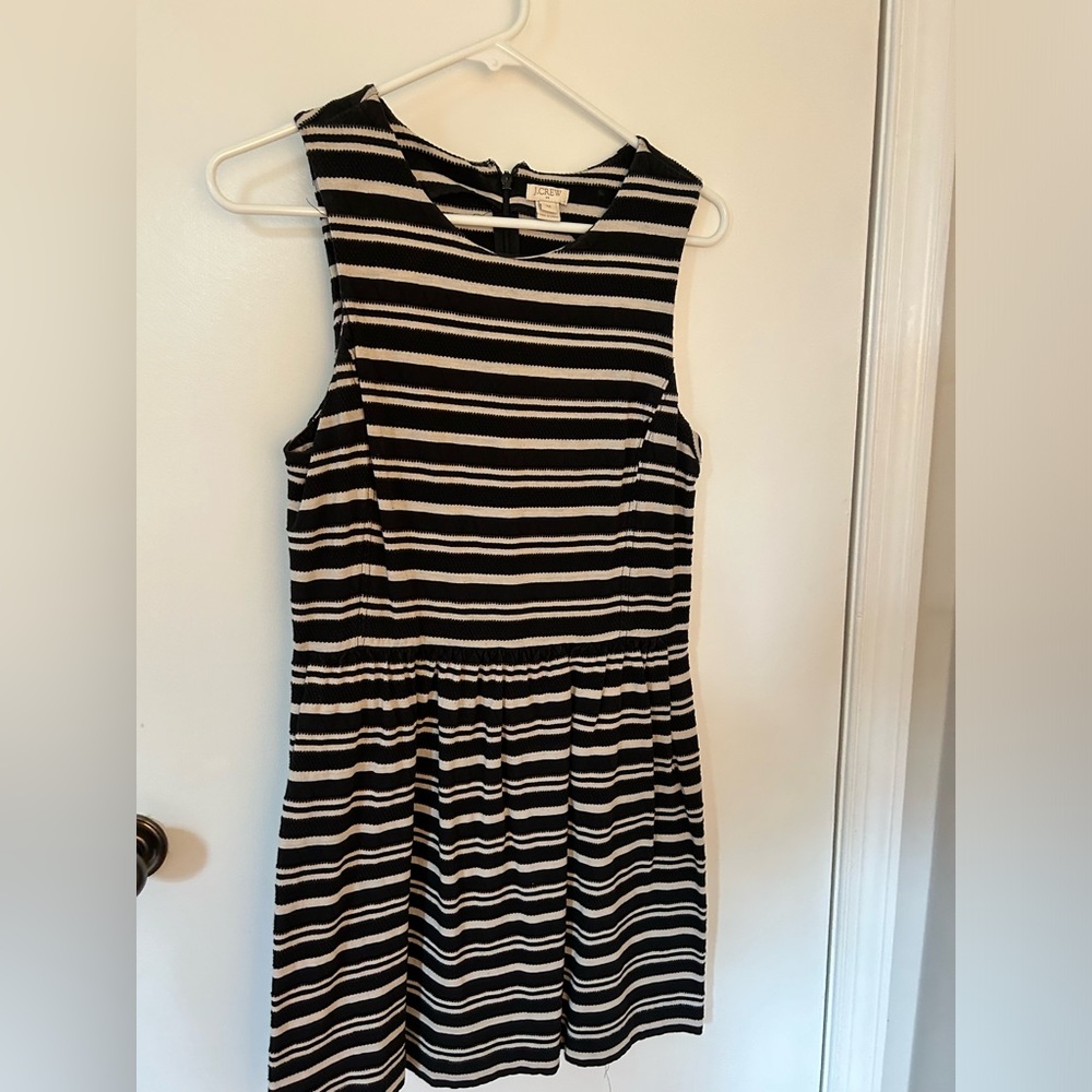 Black and white J Crew dress